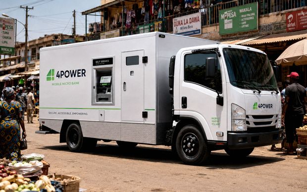 4POWER Branch on Wheels mobile micro bank