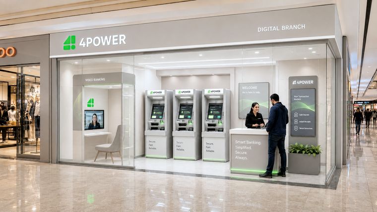 4POWER bank-branded digital branch